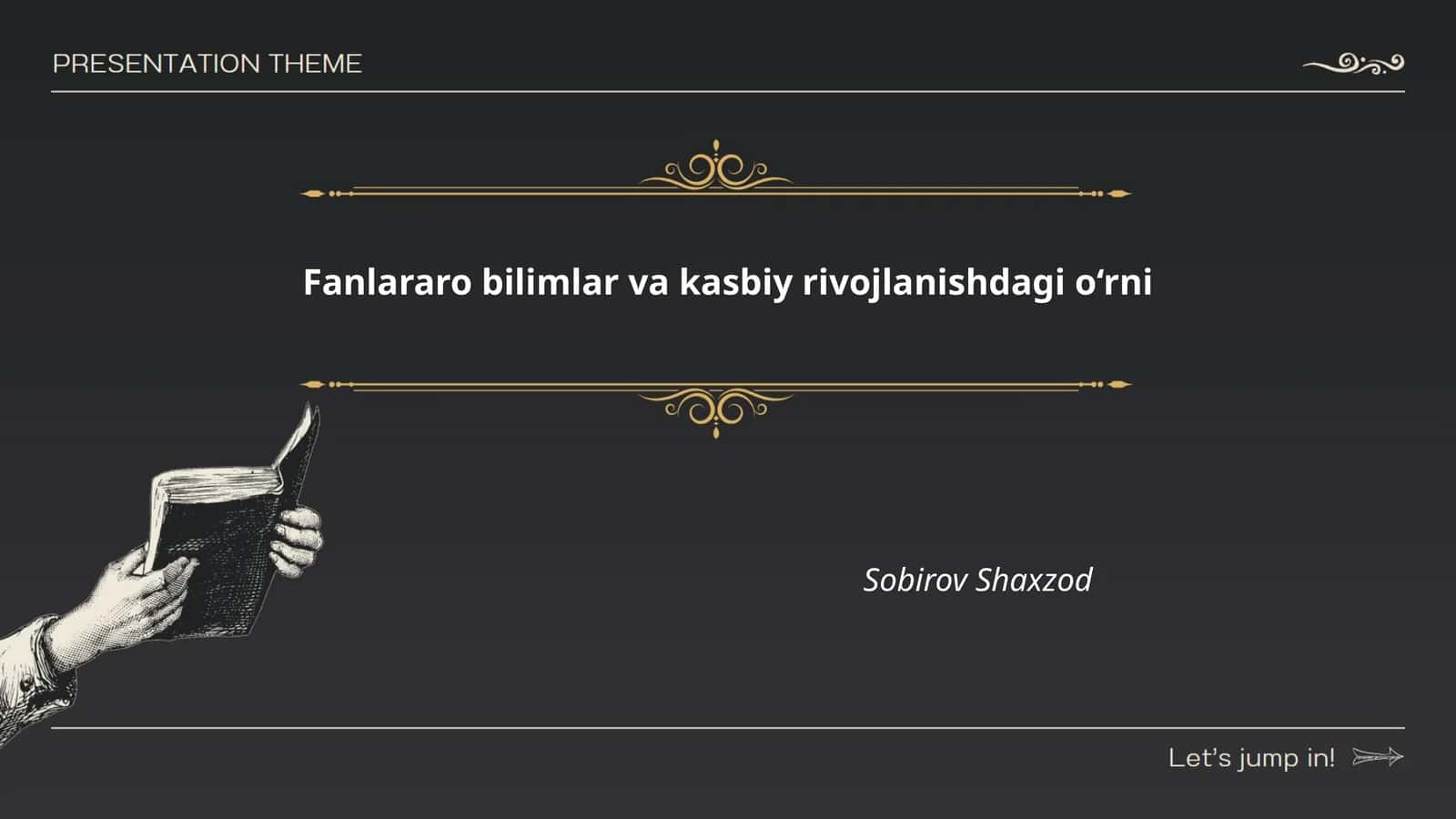 Fanlararo bilimlar va kasbiy rivojlanishdagi o‘rni 1