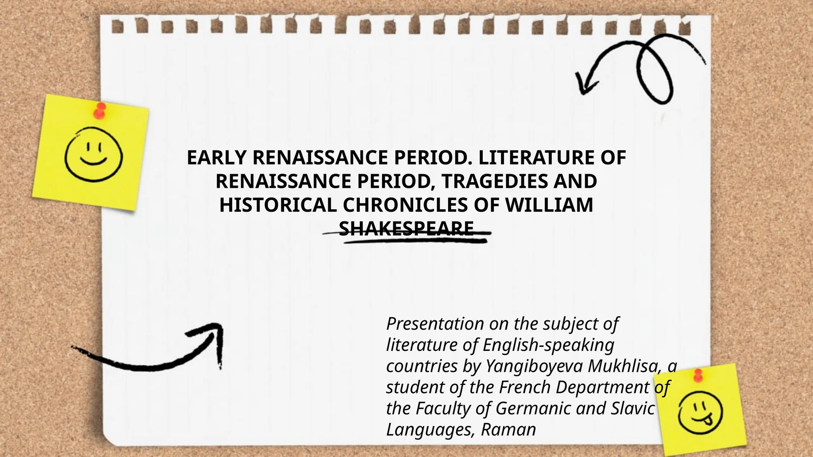 EARLY RENAISSANCE PERIOD 1
