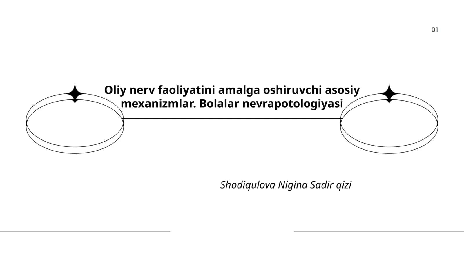 Oliy nerv faoliyatini amalga oshiruvchi asosiy mexanizmlar. Bolalar nevrapotologiyasi 1
