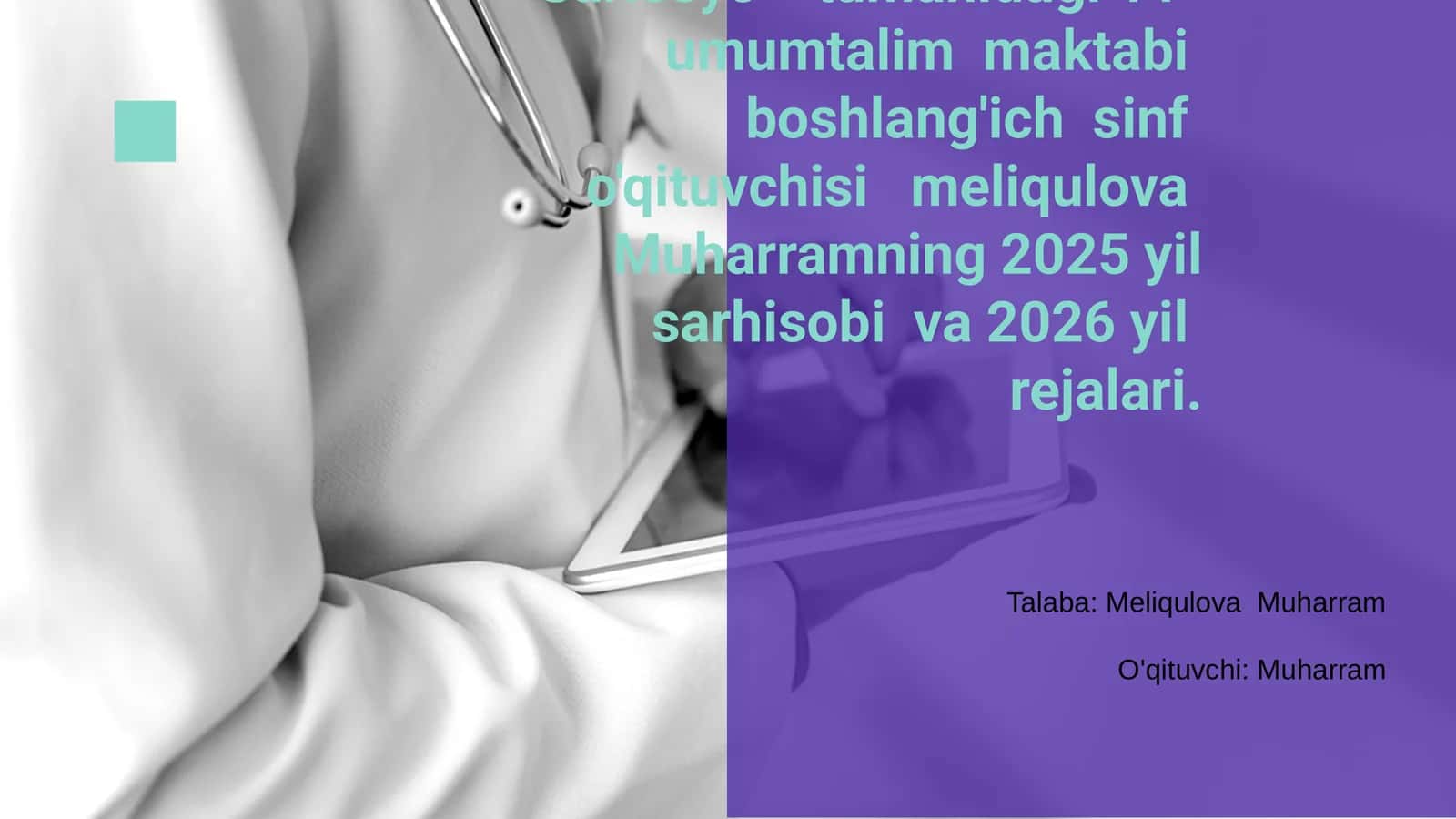 Mavzu: Muharram 2025 va 2026 yil rejalari 1