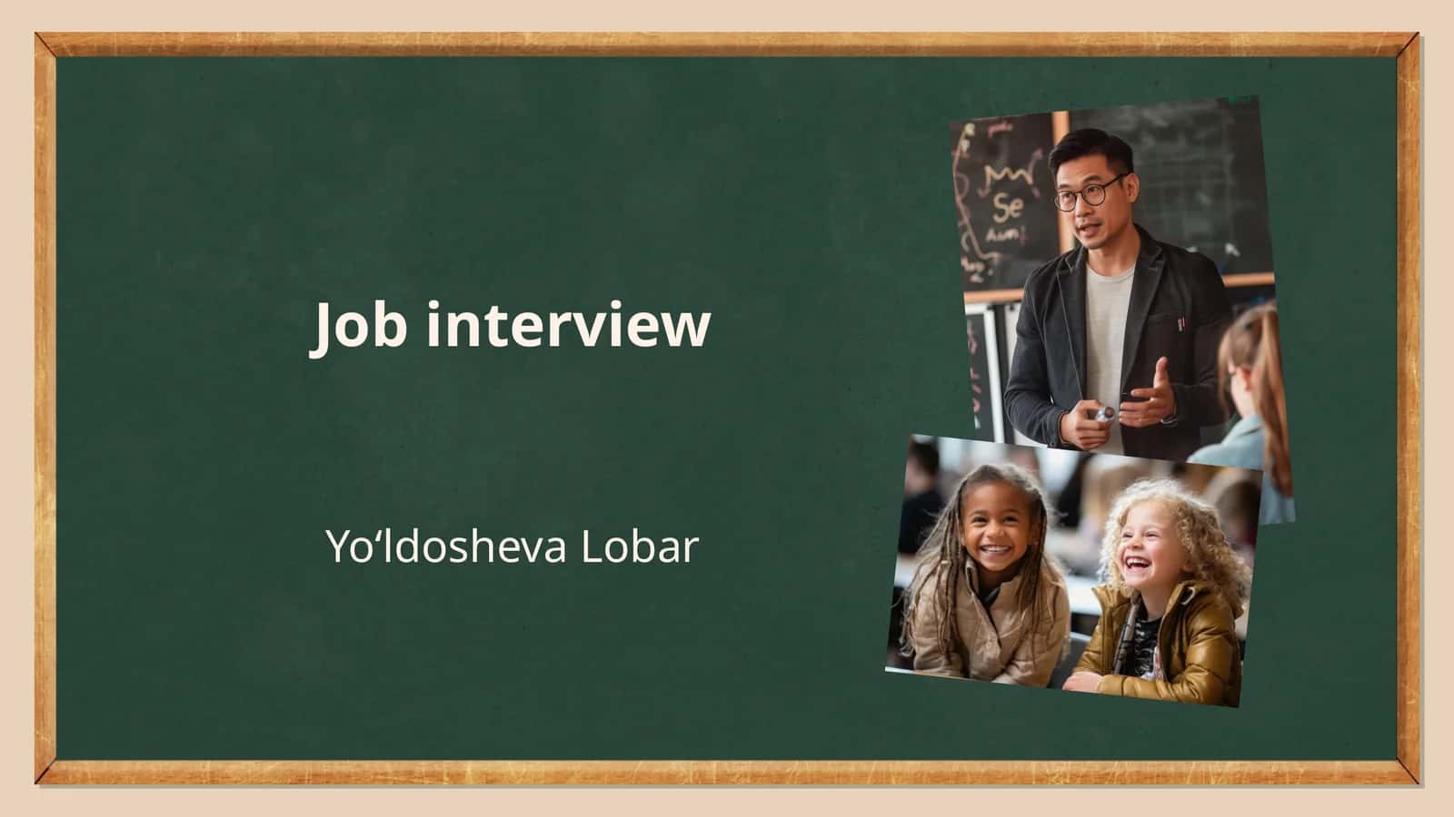 Job interview 1