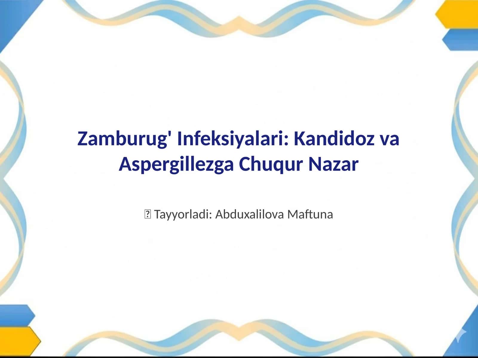 Zamburug' Infeksiyalari: Kandidoz va Asperjillezga Chuqur Nazar 1