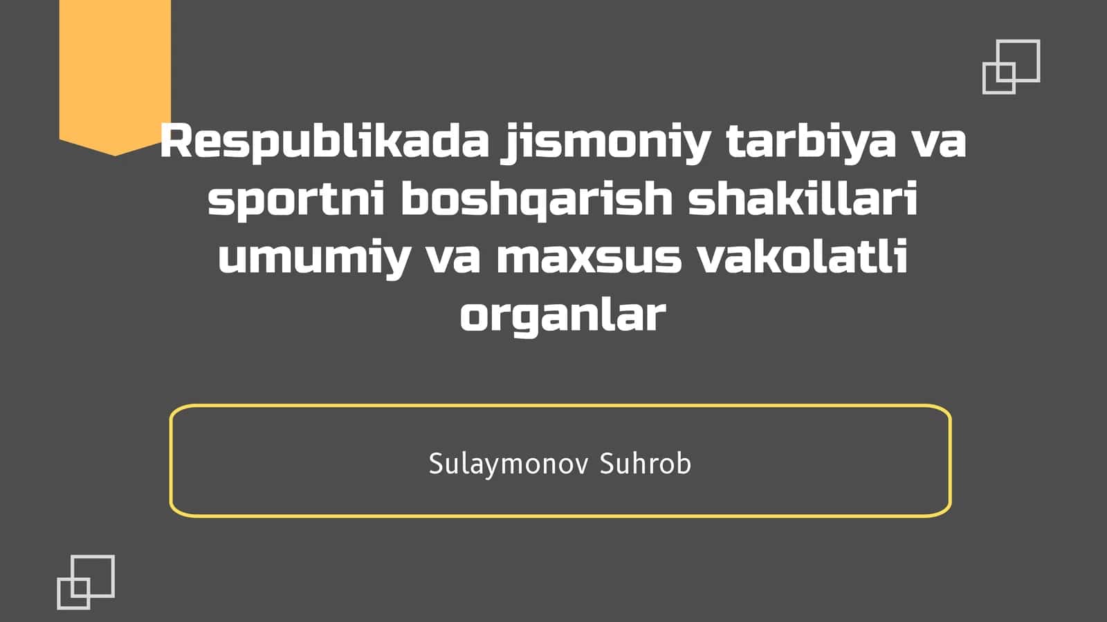 Umumiy va maxsus vakolatli organlarning vazifalari va funksiyalari 1
