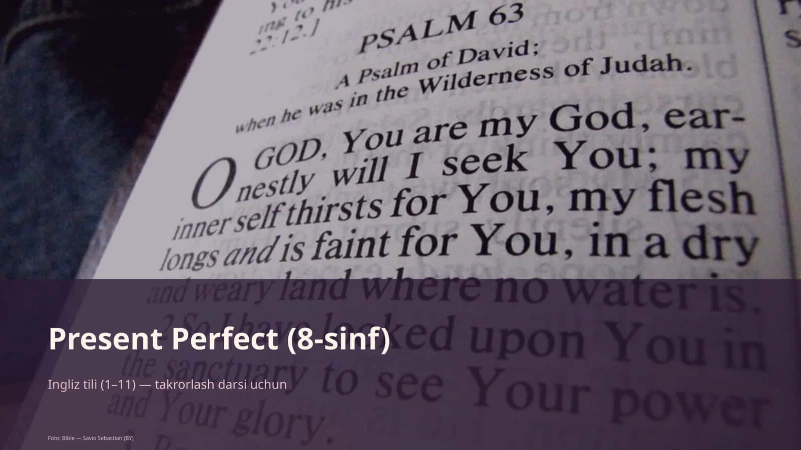 Present Perfect (8-sinf) 1