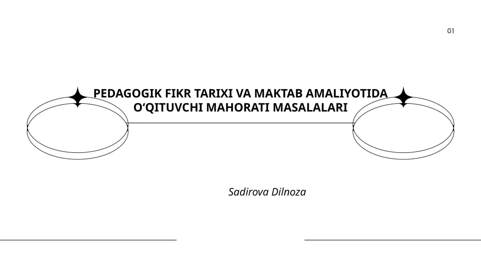 PEDAGOGIK FIKR TARIXI VA MAKTAB AMALIYOTIDA OʻQITUVCHI MAHORATI MASALALARI 1