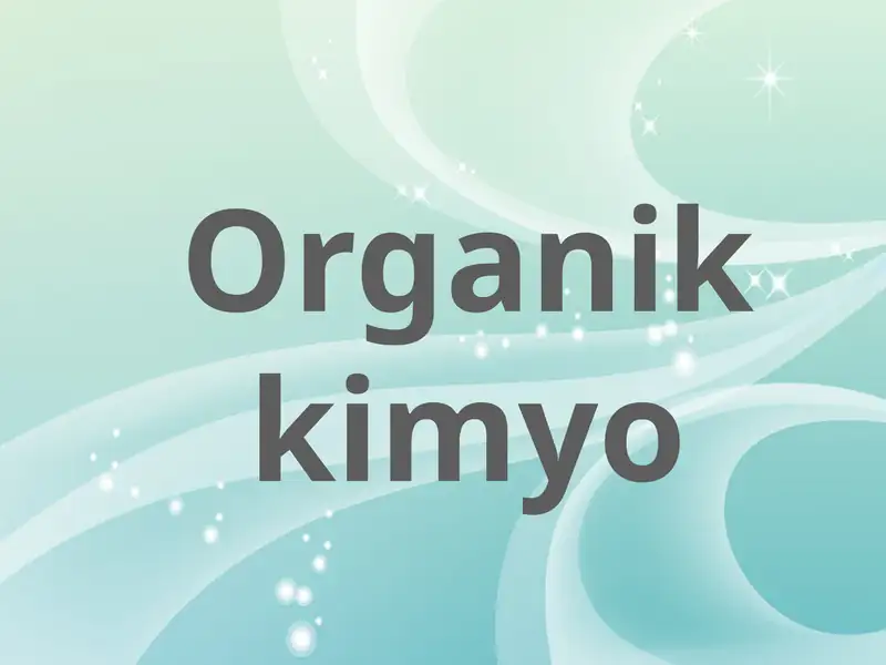 Organikkimyo 1