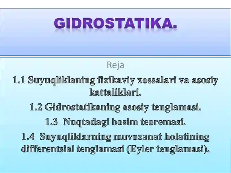 Suyuqliklar