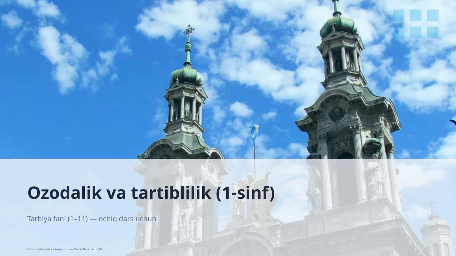 Ozodalik va tartiblilik (1-sinf) 1