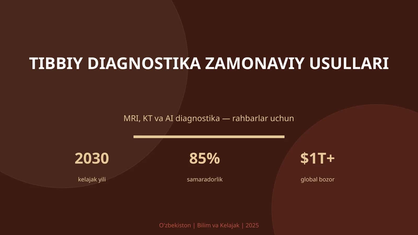Tibbiy diagnostika zamonaviy usullari 1