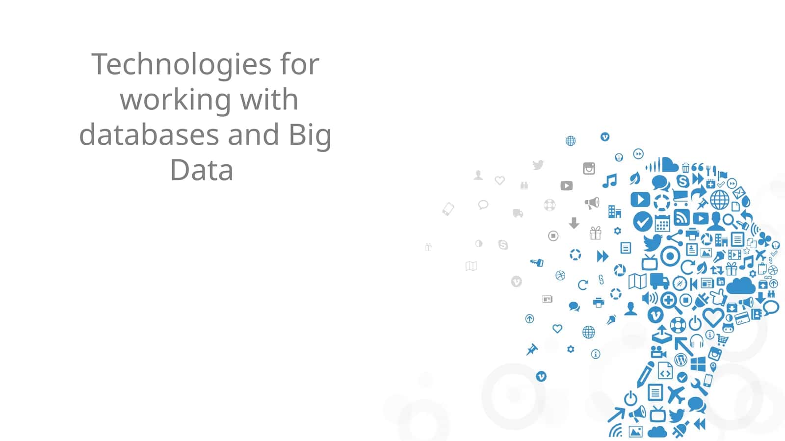 Teknologiyalar bazalardan ishlov berish va BigData bilan 1