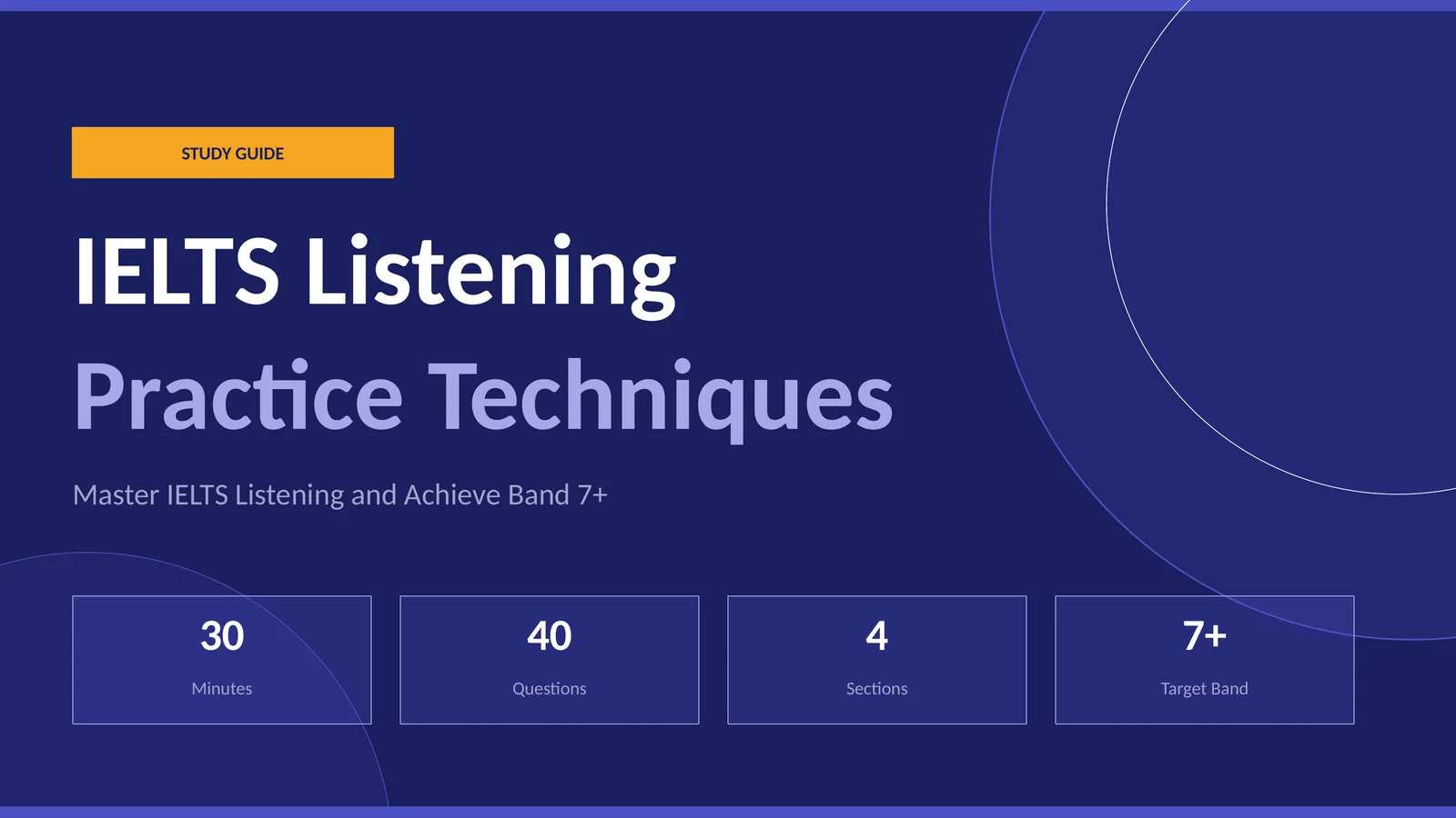 IELTS Listening Practice Techniques 1