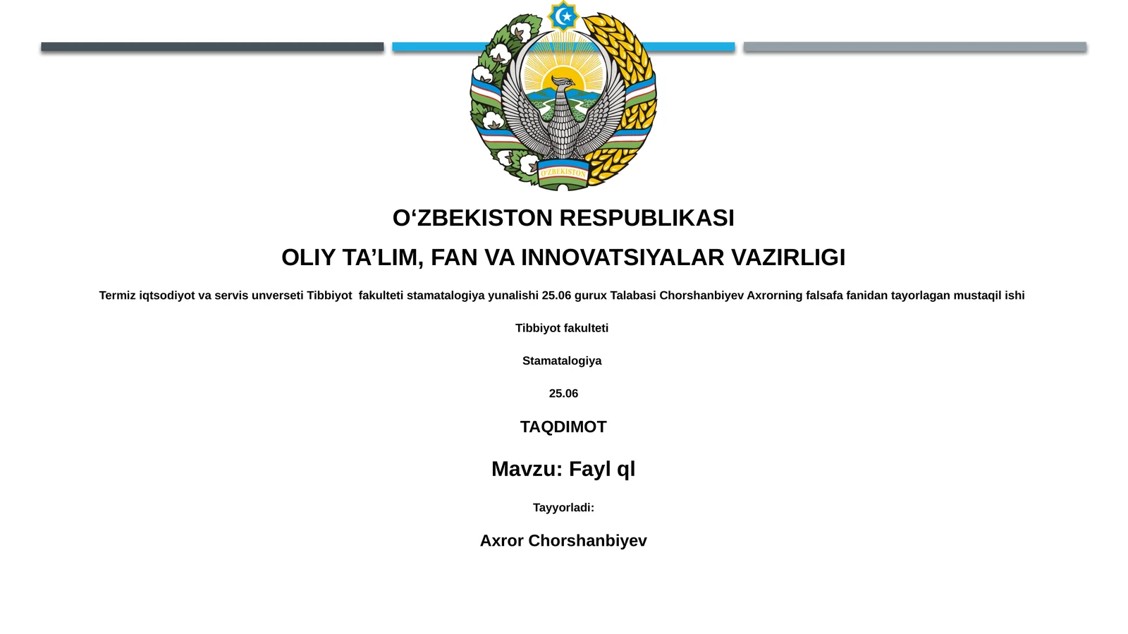 Fayl QL – bu fayl formatlari va tarkibini so'rov qilish uchun ishlatiladigan kuchli til 1