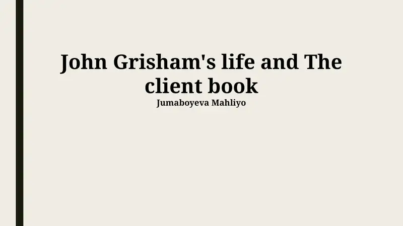 The Client 1
