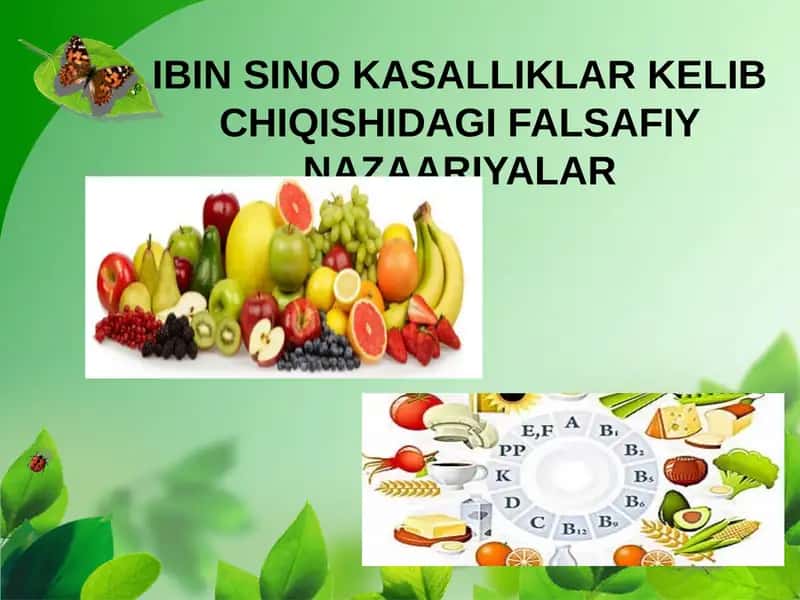 IBIN SINO KASALLIKLAR KELIB CHIQISHIDAGI FALSAFIY NAZAARIYALAR 1