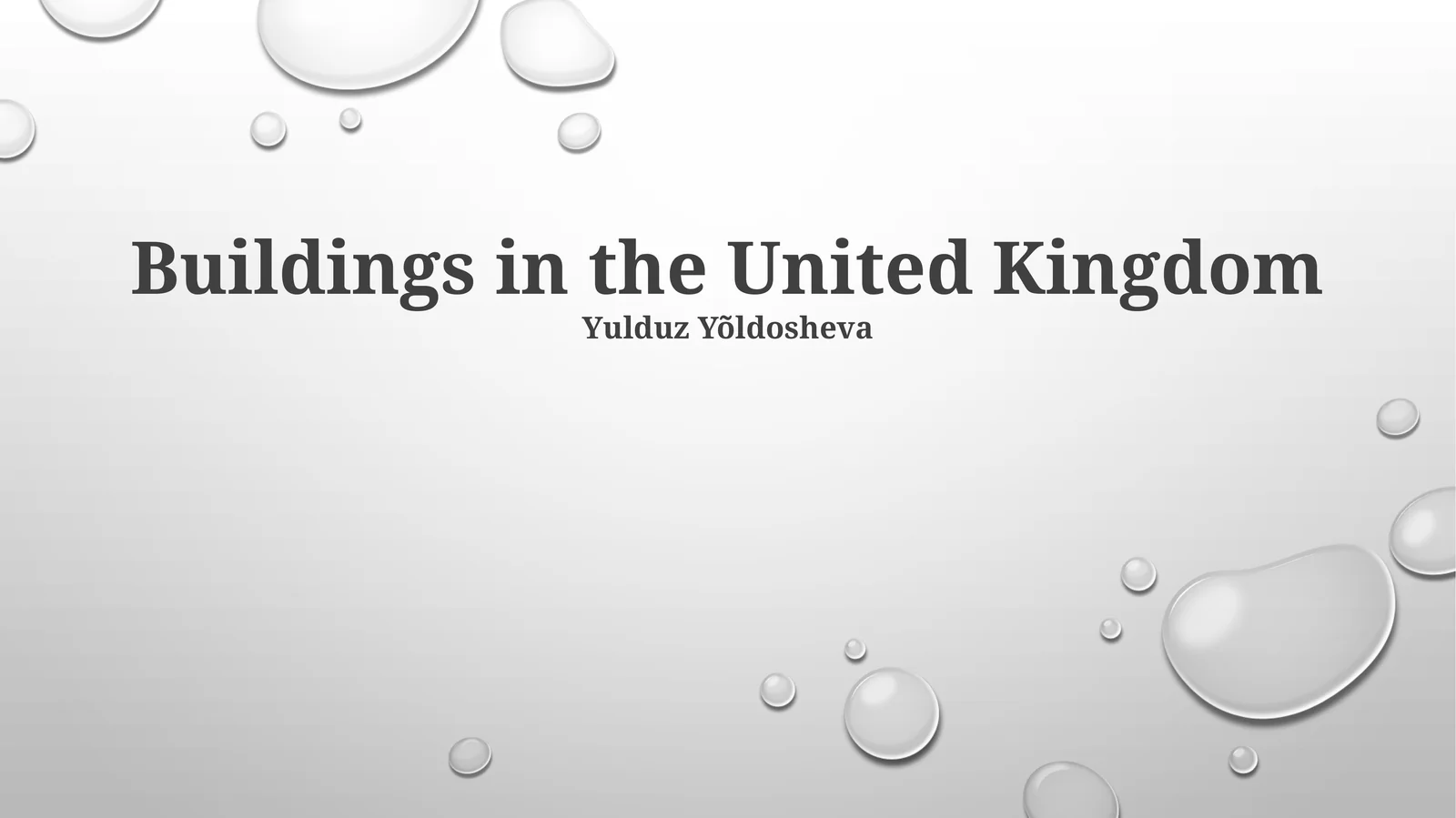 Buildings in the United Kingdom 1