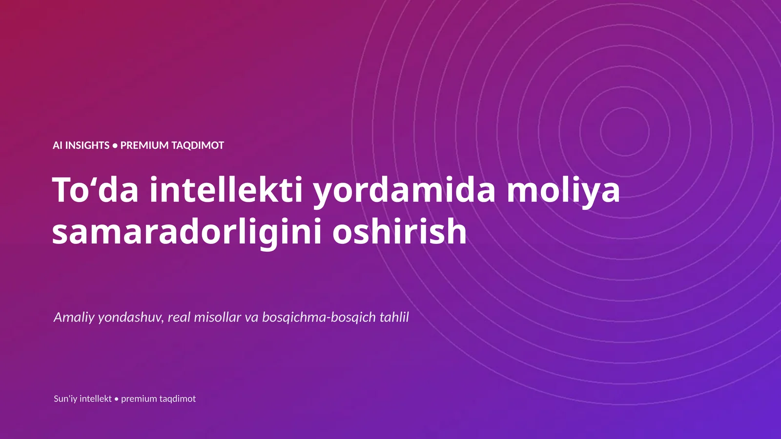 Premium Taqdimot 1