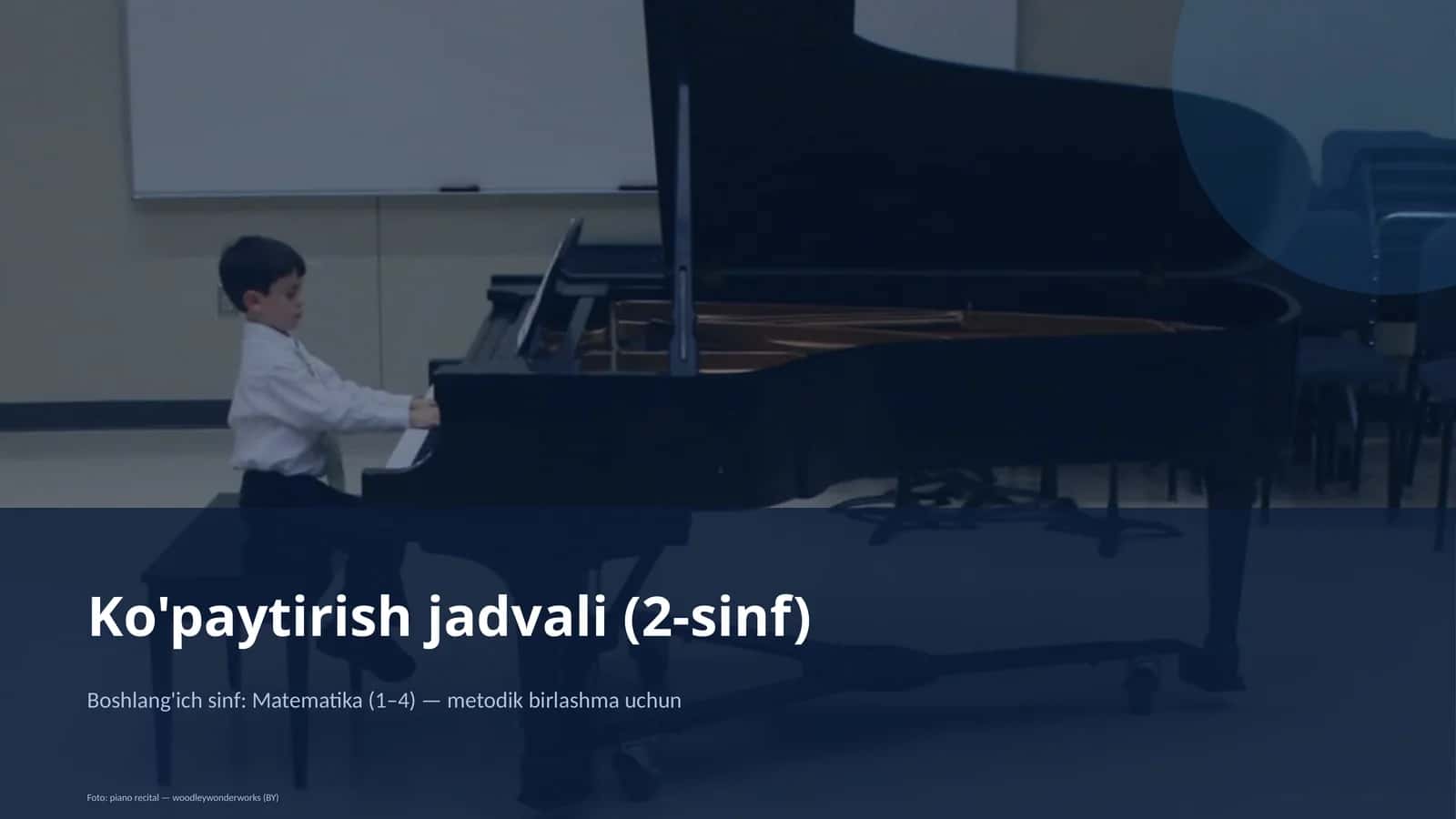 Ko'paytirish jadvali (2-sinf) 3