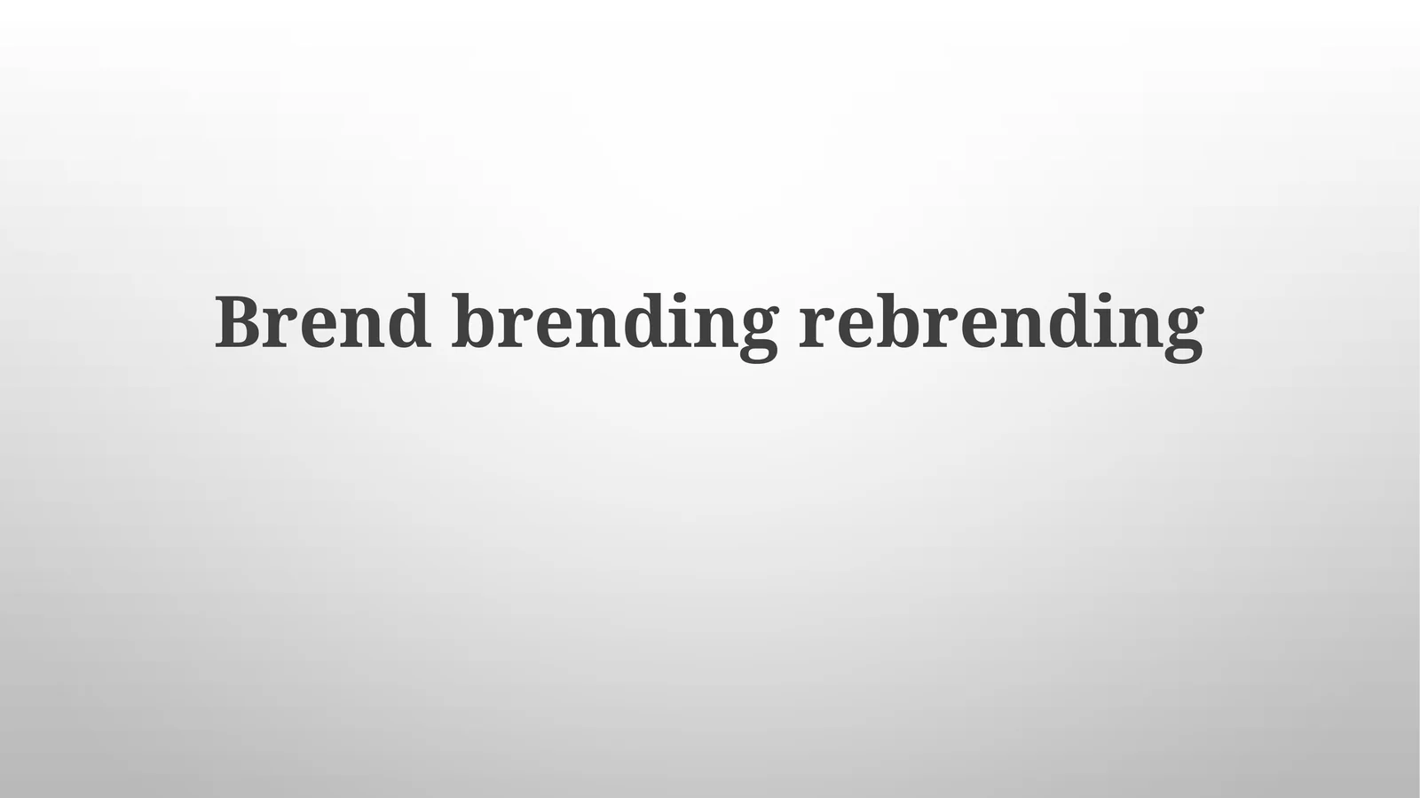 Brend nima? 1