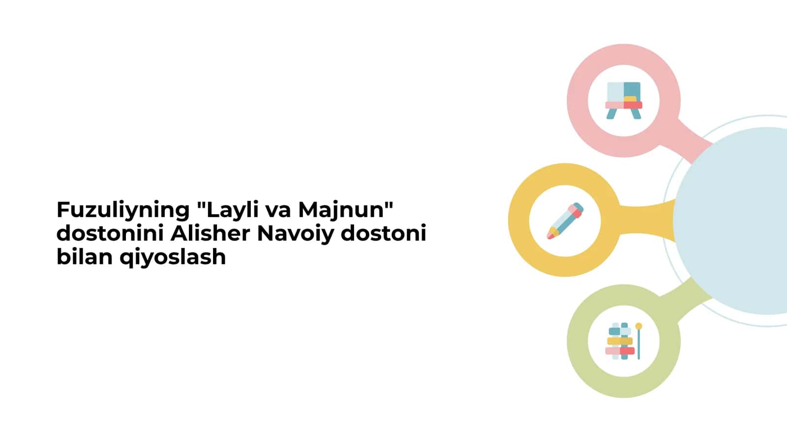 Fuzuliyning Layli va Majnun dostonini Alisher Navoiy dostoni bilan qiyoslash 1