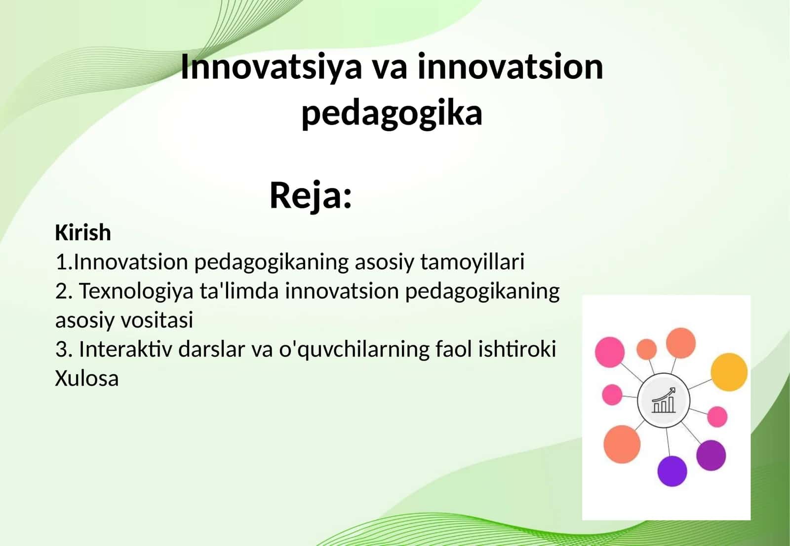 Innovatsiya va innovatsion pedagogika 1