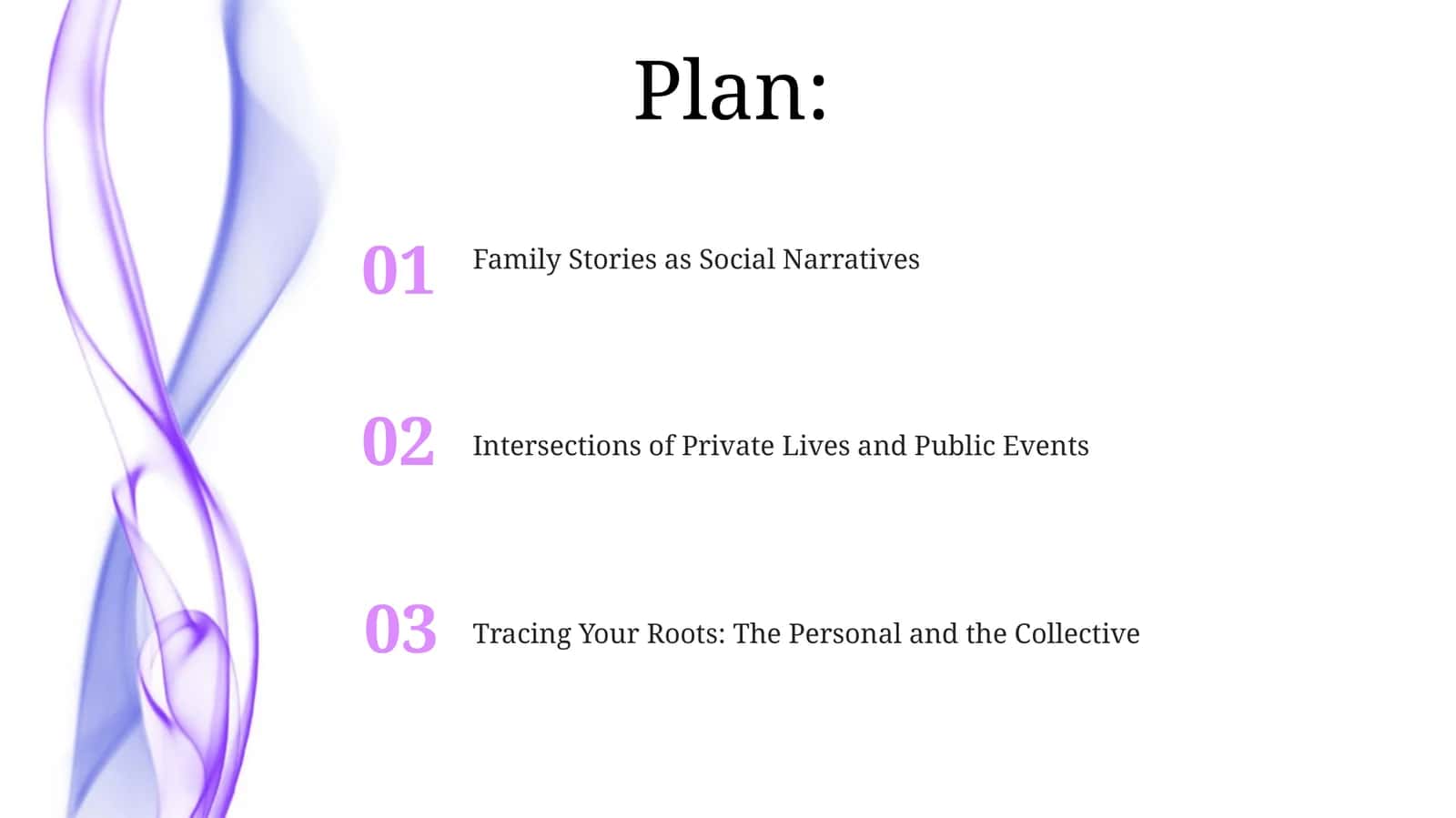 Family  history  and social  history 1