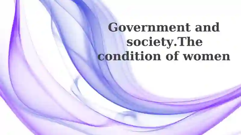 Women's Status and Legal Rights