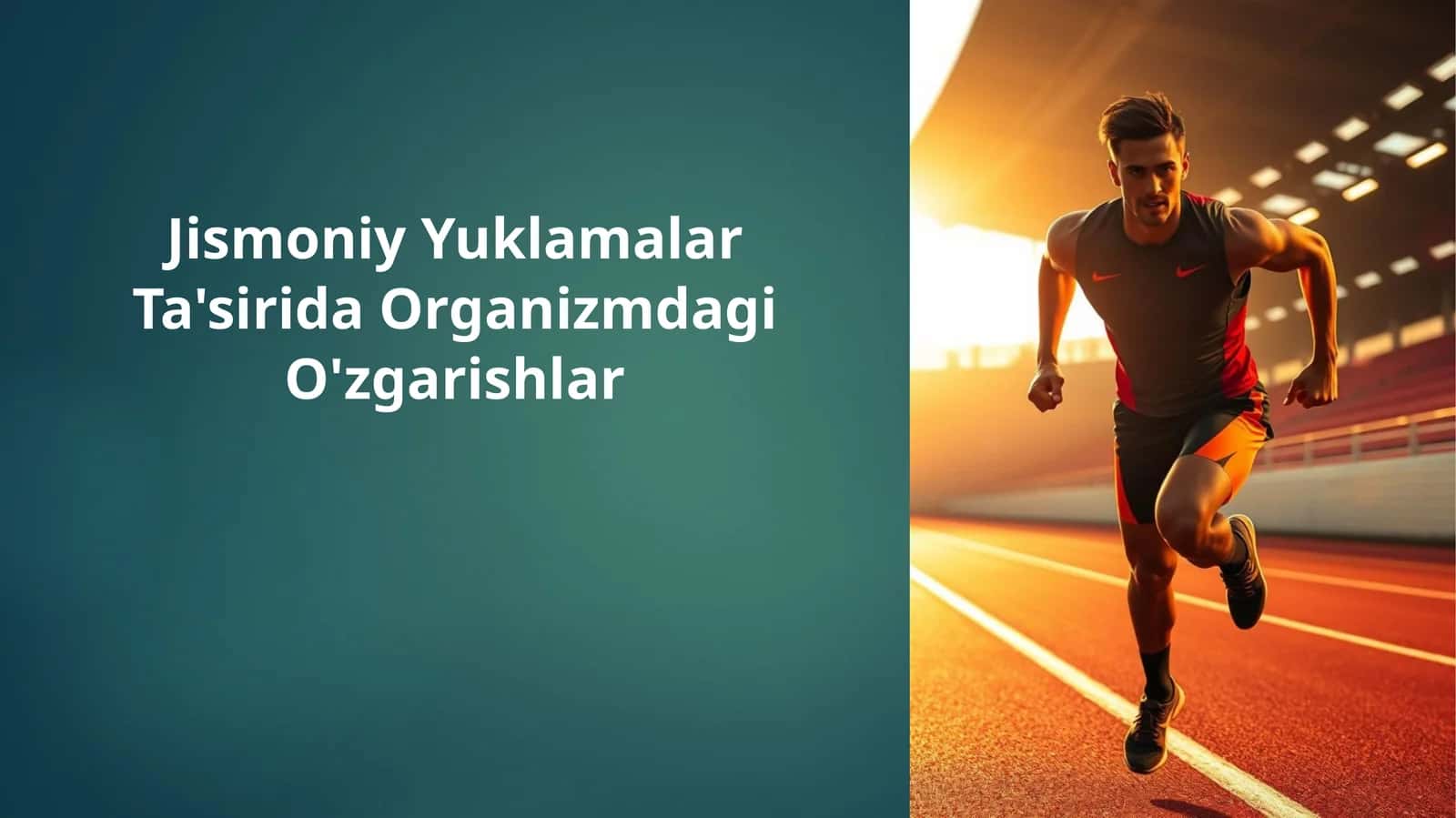 Jismoniy Yuklamalar Ta'sirida Organizmdagi O'zgarishlar 1
