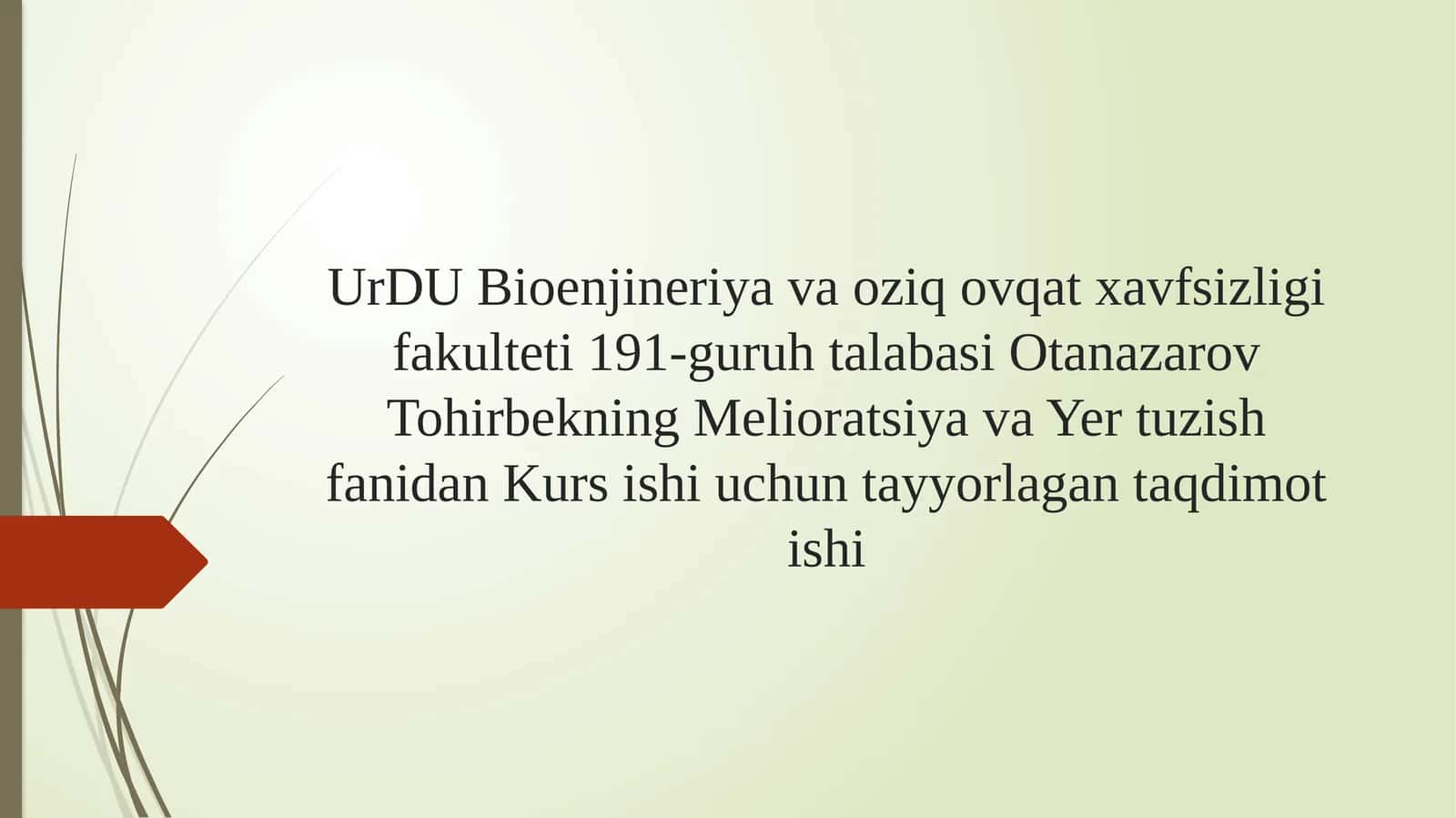 Sho’ryuvish usullari, muddatlari va me’yorlari 1