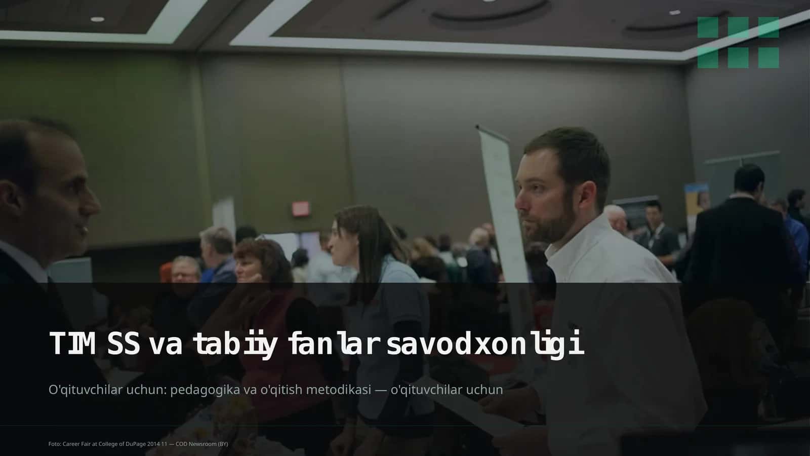 TIMSS va tabiiy fanlar savodxonligi 1