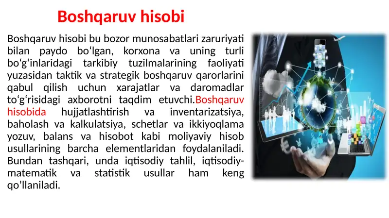 Boshqaruv hisobi 1