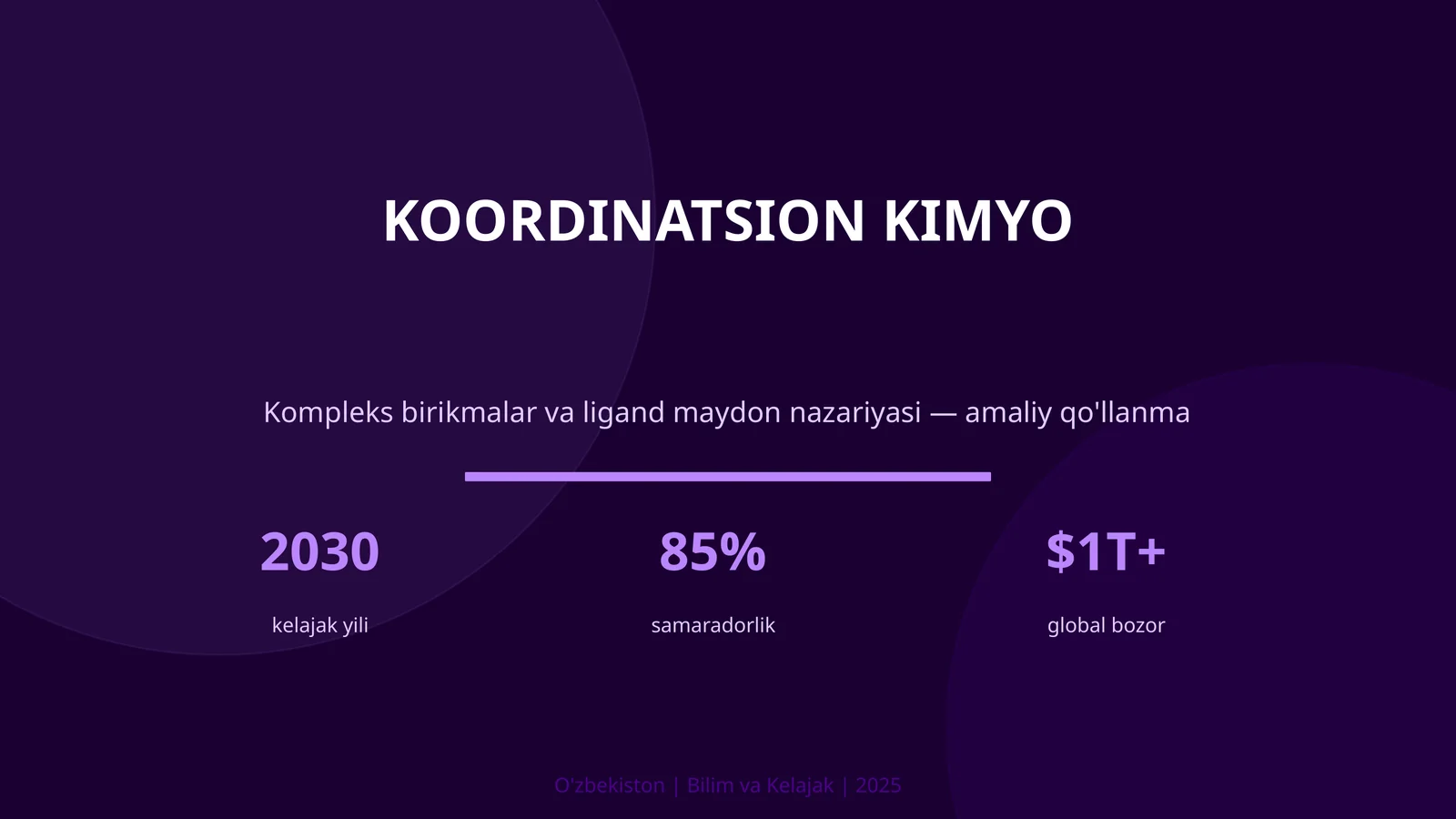 KOORDINATSION KIMYO 1