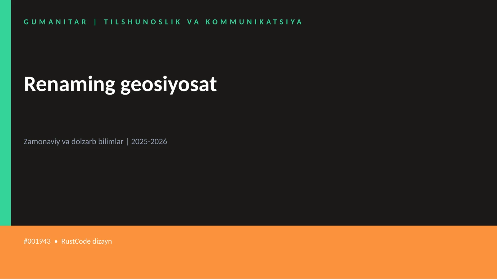 Renaming geosiyosat 1