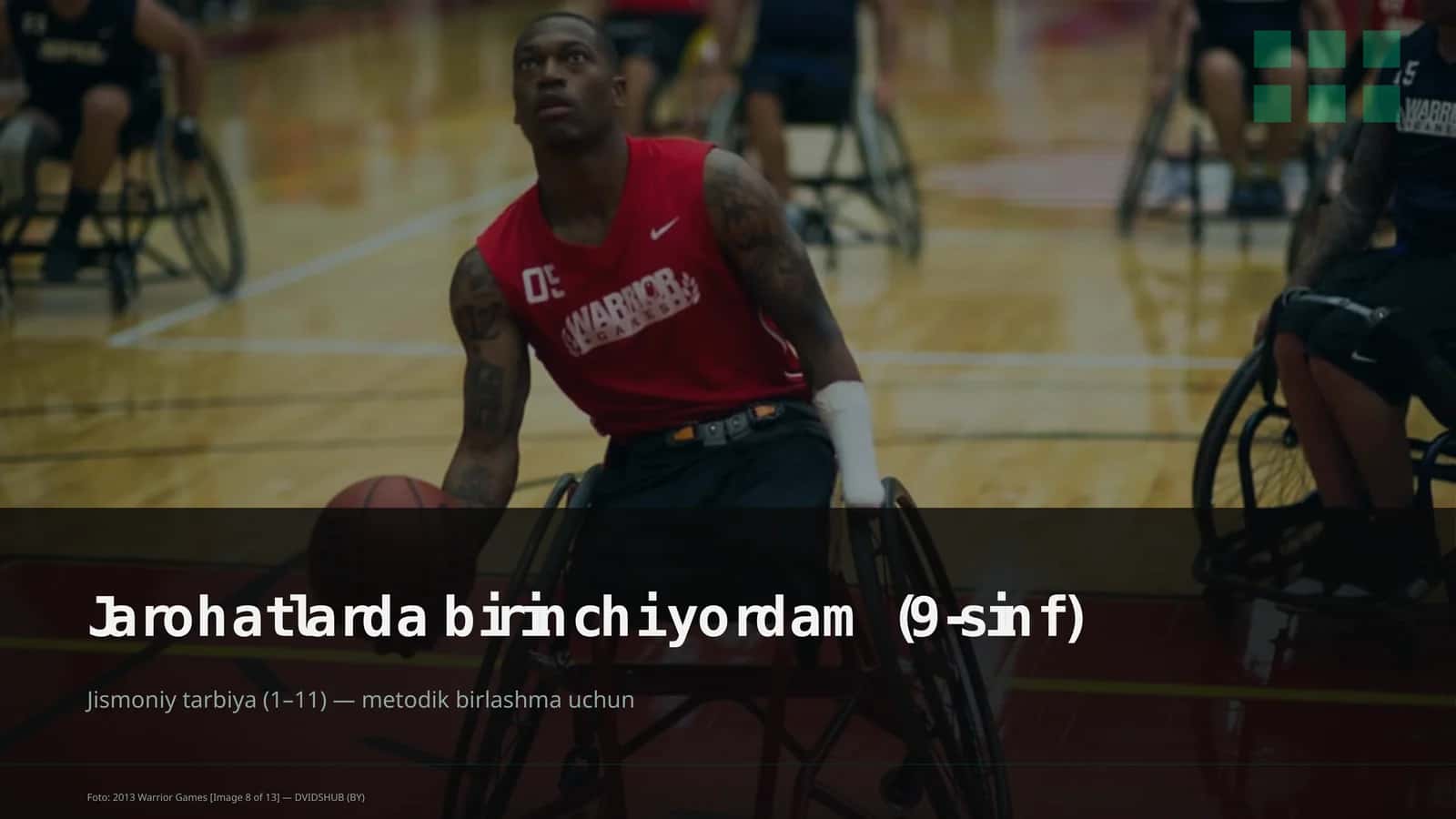 Jarohatlarda birinchi yordam (9-sinf) 1