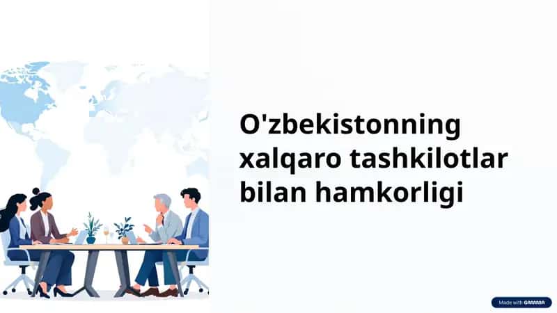 O'zbekiston tashqi siyosatining asoslari 1