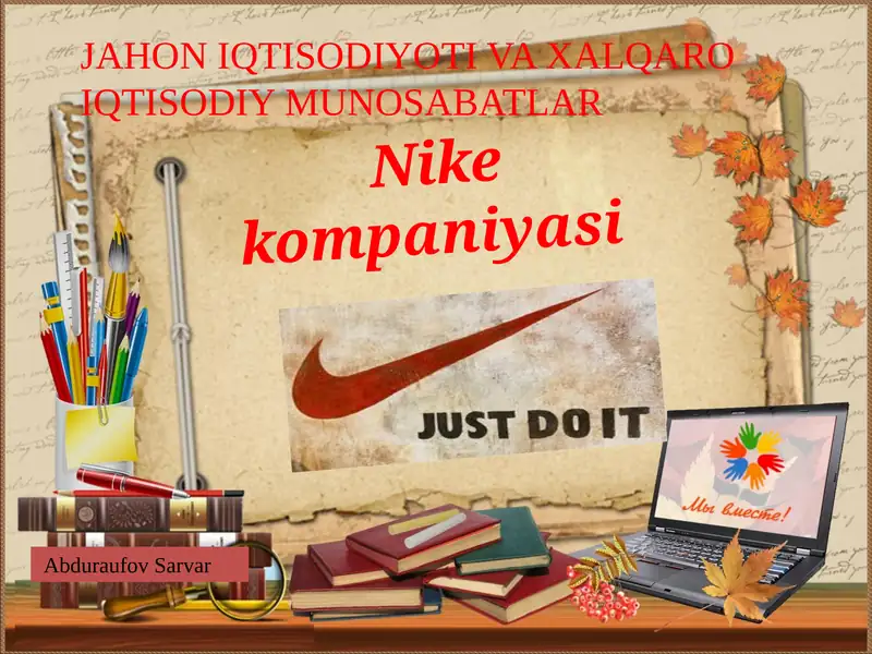 Nike kompaniyasi 1