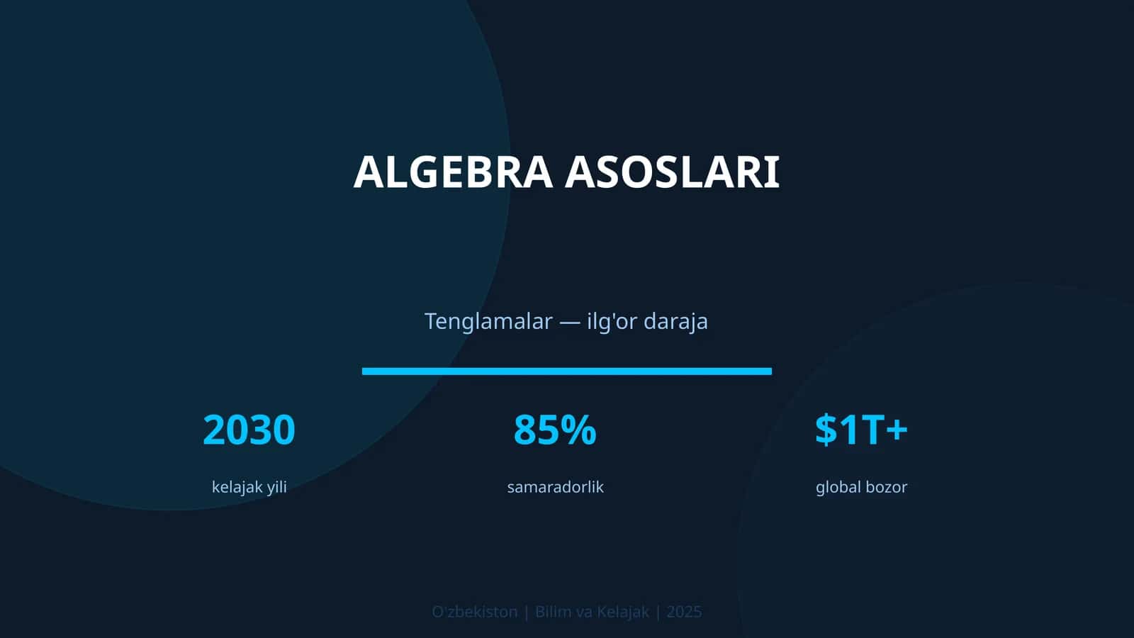 Algebra Asoslari 1