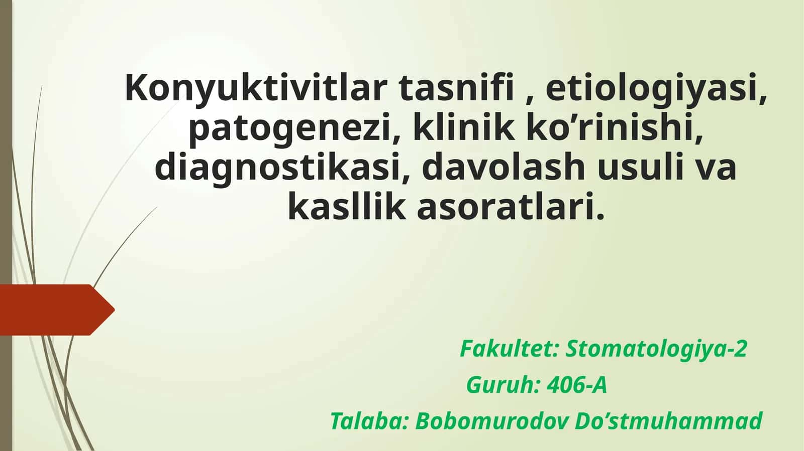 Konyuktivitlar kasalligi 1