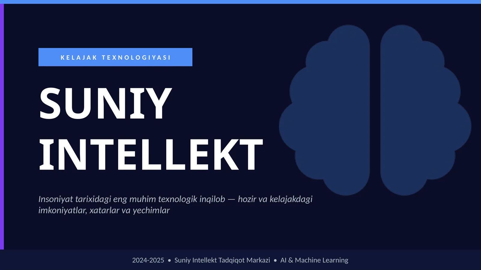 Suniy Intellekt  || Intellect Sohasida Yangiliklar 1