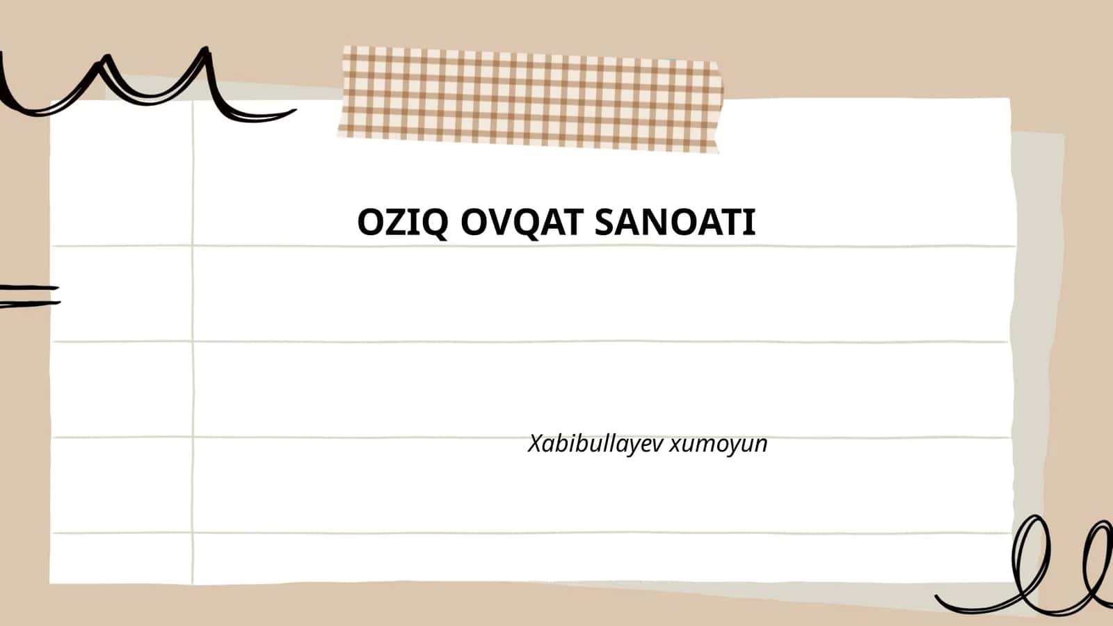 Oziq-ovqat xavfsizligi va sanitariya-gigiyena 1