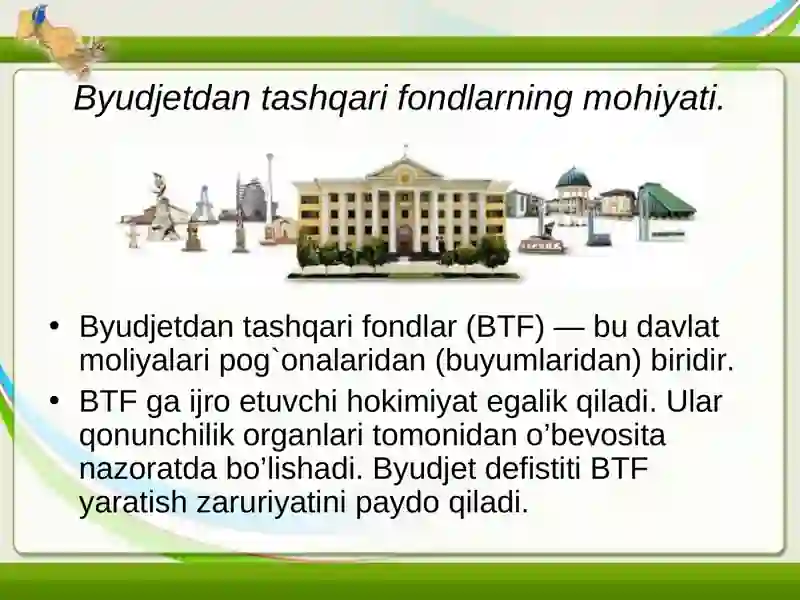 Byudjetdan tashqari fondlar 2