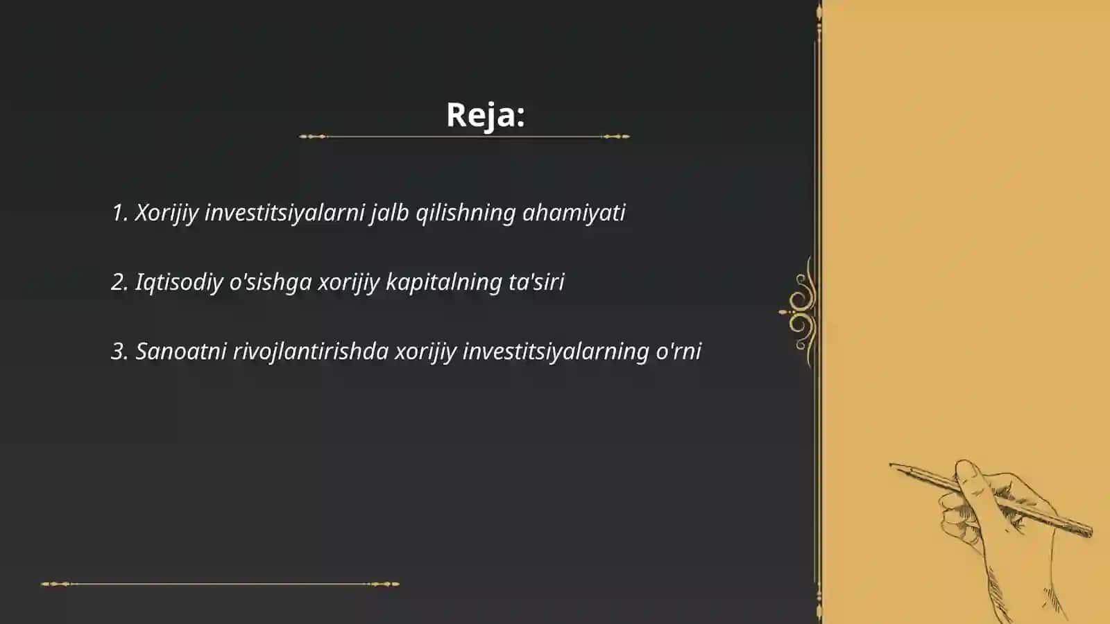 Iqtisodiyotni rivojlantirishda xorijiy investitsiyalarning roli 2