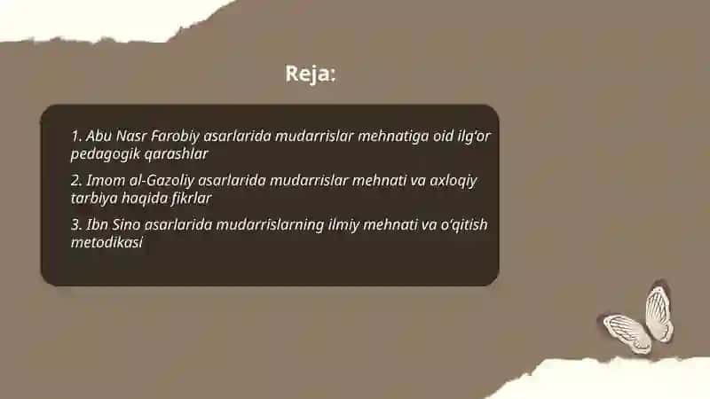 Ibn Sino asarlarida mudarrislarning ilmiy mehnati va oʻqitish metodikasi 2