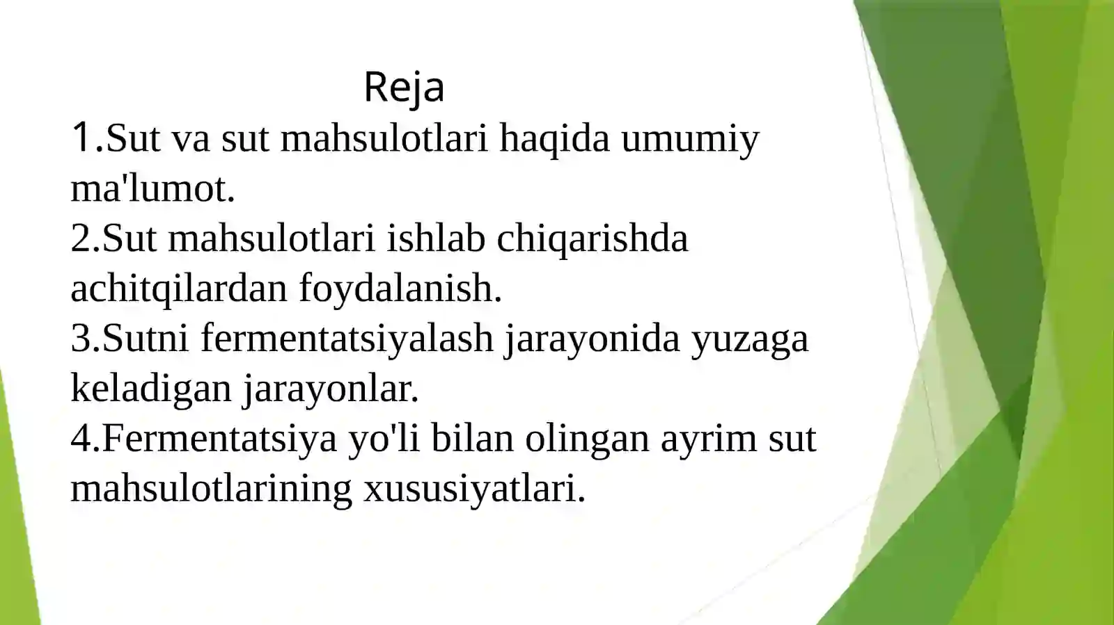 Sut va sut mahsulotlari ishlab chiqarish biotexnologiyasi 2