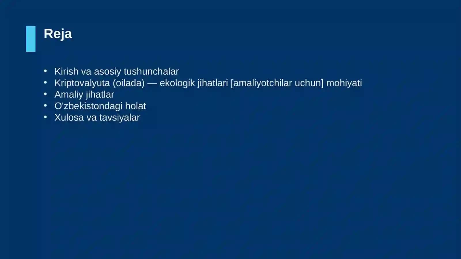 Kriptovalyuta (oilada) — ekologik jihatlari [amaliyotchilar uchun] 2