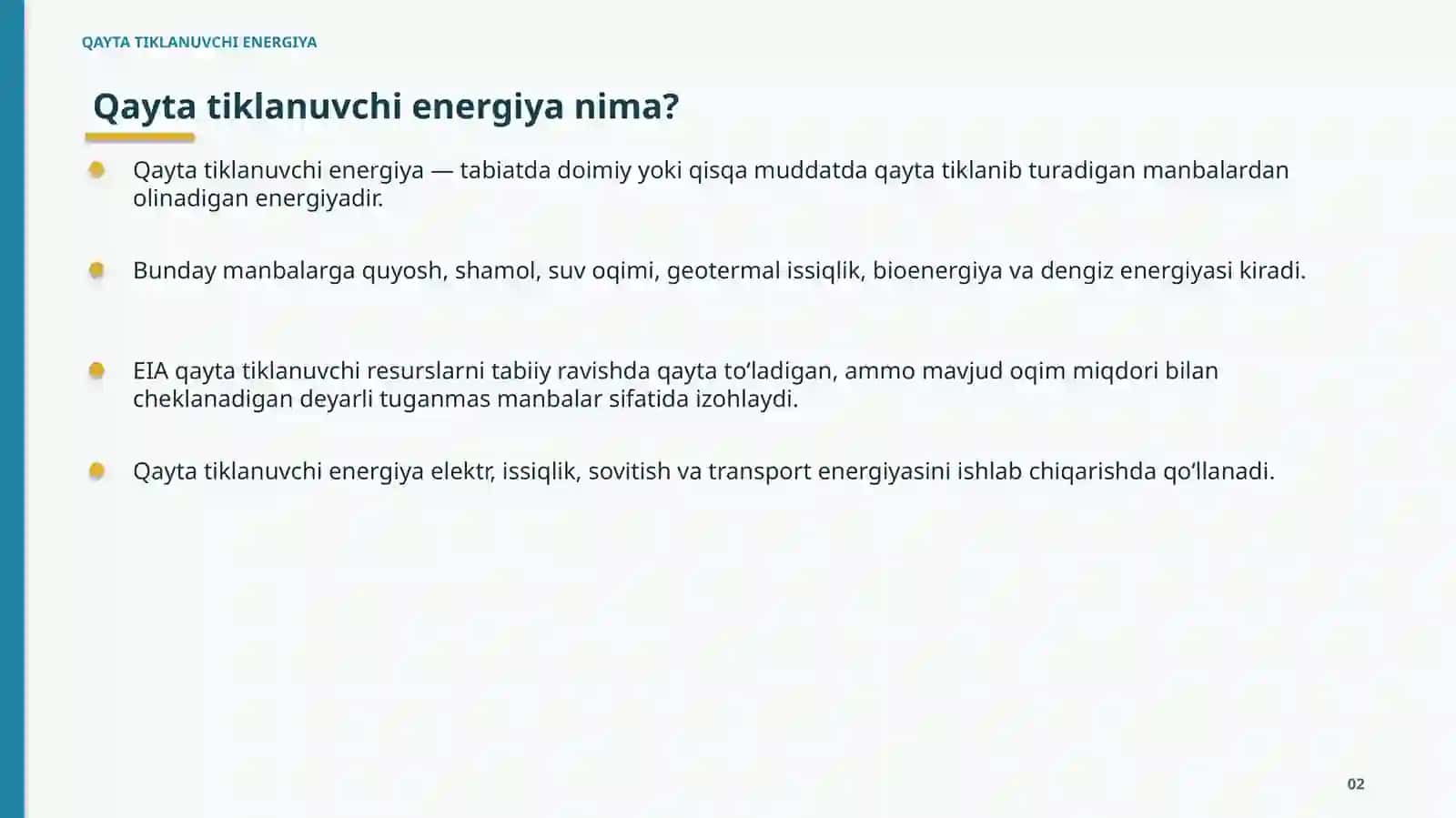 QAYTA TIKLANUVCHI ENERGIYA 2