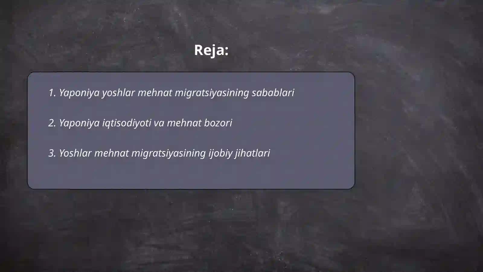Yaponiya yoshlar mehnat migratsiyasi 2