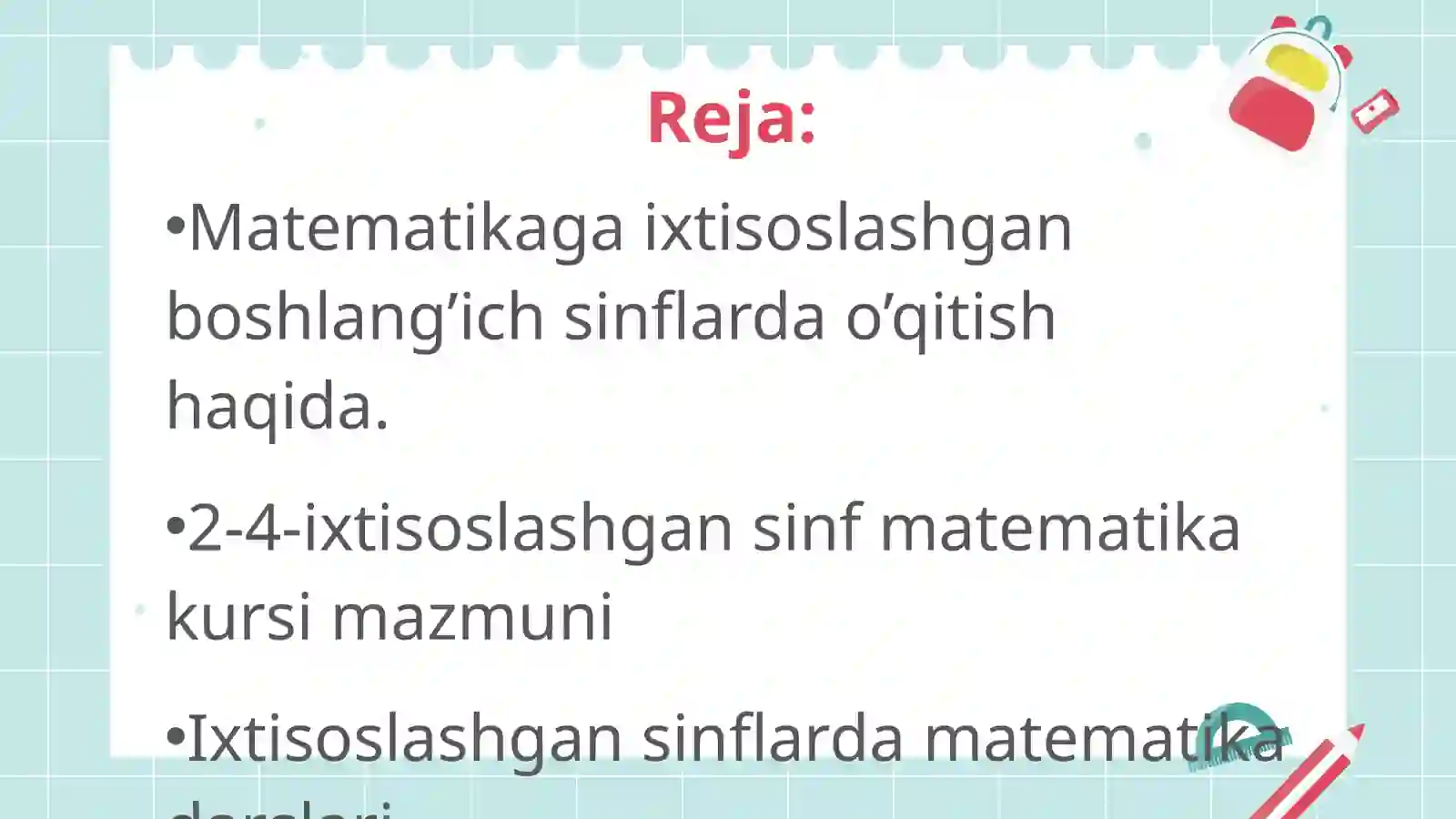 Matematika kurslari 2