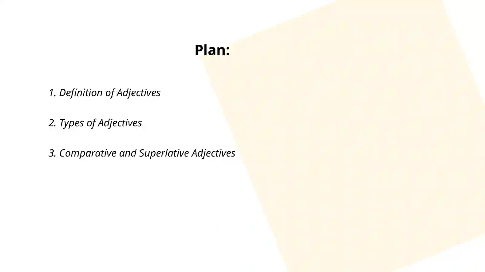Adjective 2