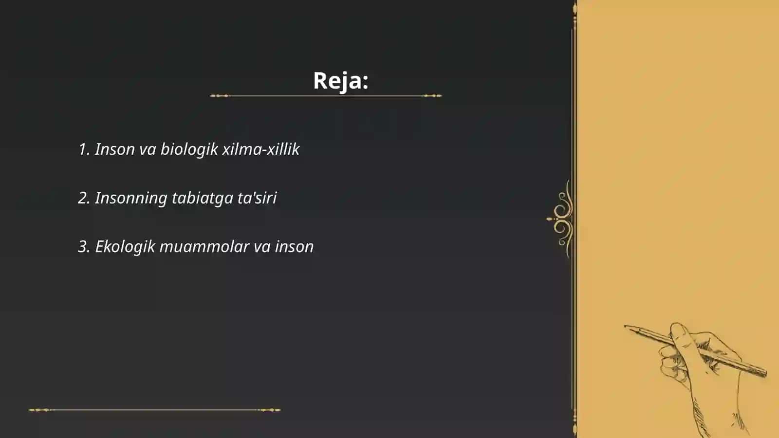 Inson va biologik xilma-xillik 2