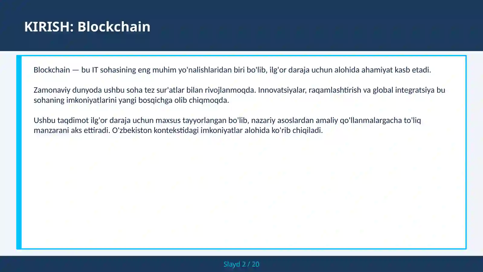 Blockchain 2